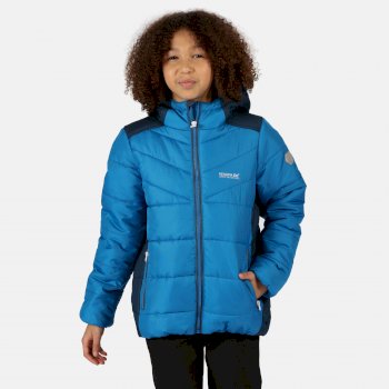 Kids' Lofthouse IV Insulated Heavyweight Hooded Walking Jacket Imperial Blue Deep Space