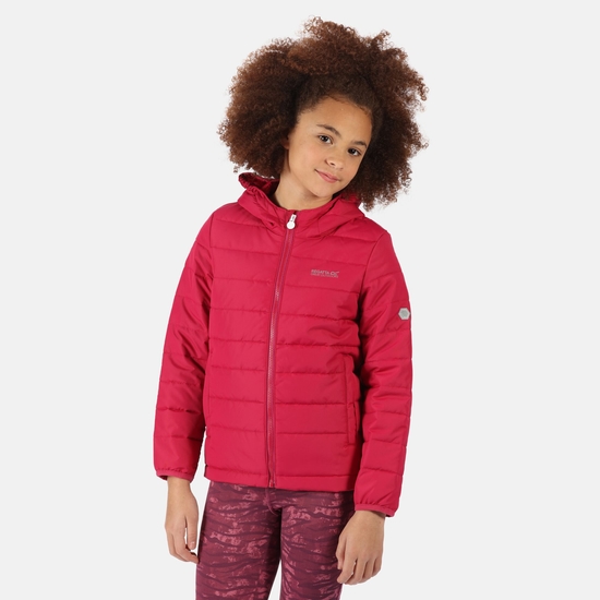Kids' Helfa Insulated Hooded Jacket Berry Pink