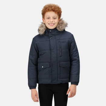 Kids' Parvaiz Insulated Hooded Jacket Navy