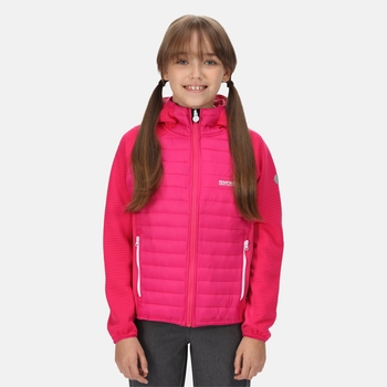 Kids' Kielder V Hybrid Insulated Jacket Pink Fusion