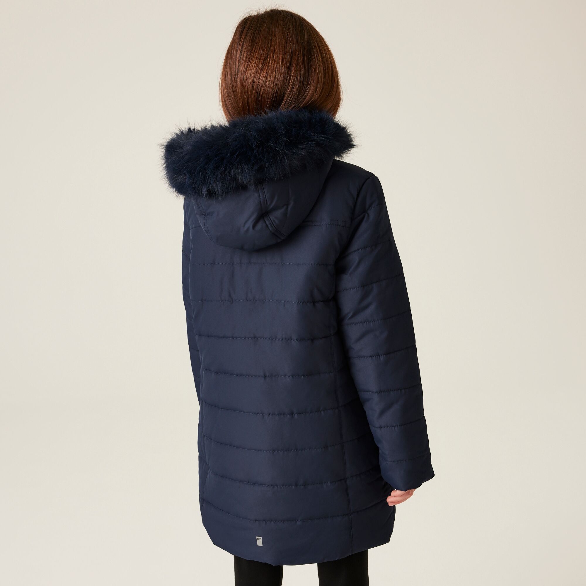 Regatta Dziecięcy płaszcz zimowy Fabrizia Granatowy