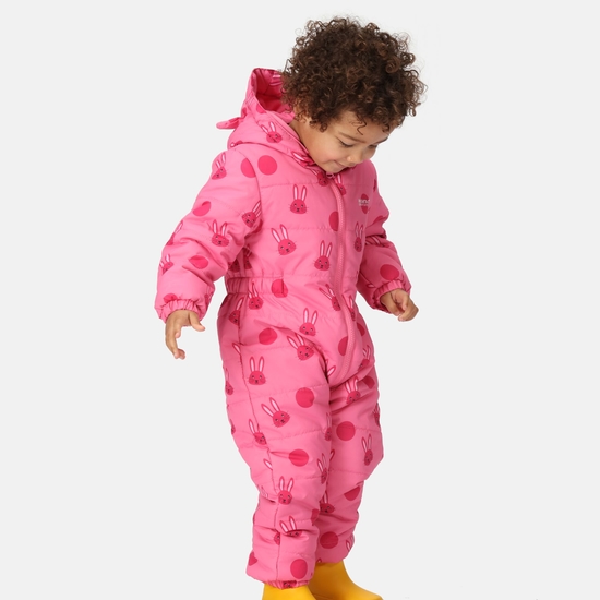 Kids' Penrose Puddle Suit Pretty Pink Rabbit