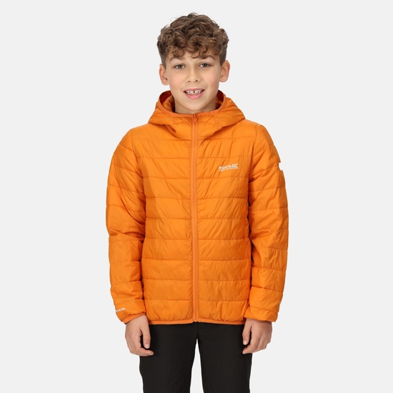 Hillpack-Jacke mit Kapuze für Jugendliche Orange