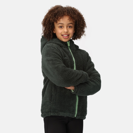 Kids' Kyrell Reversible Jacket Quiet Green Darkest Spruce