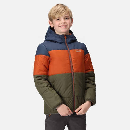 Kids' Lofthouse VII Insulated Jacket Admiral Blue Burnt Copper