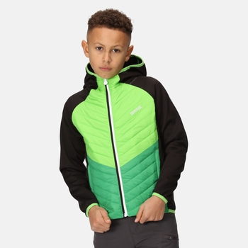 Veste Hybride KIELDER Enfant (Vieux Vert / Rose Foncé) REGATTA