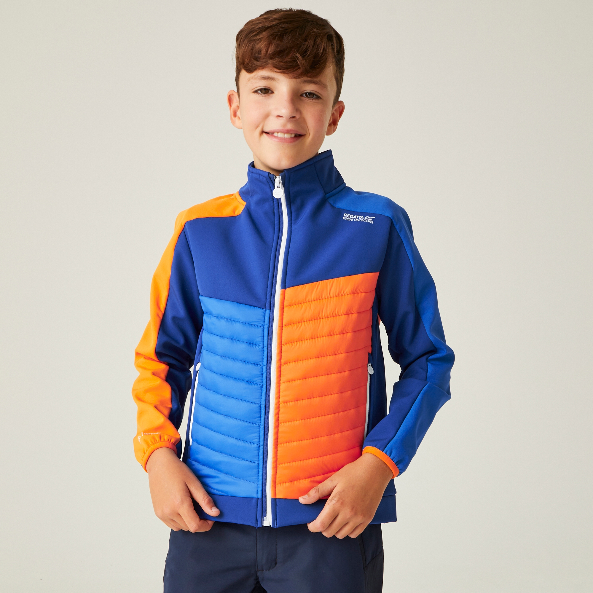 Regatta Kurtka dziecięca pikowana Brynden Granatowy