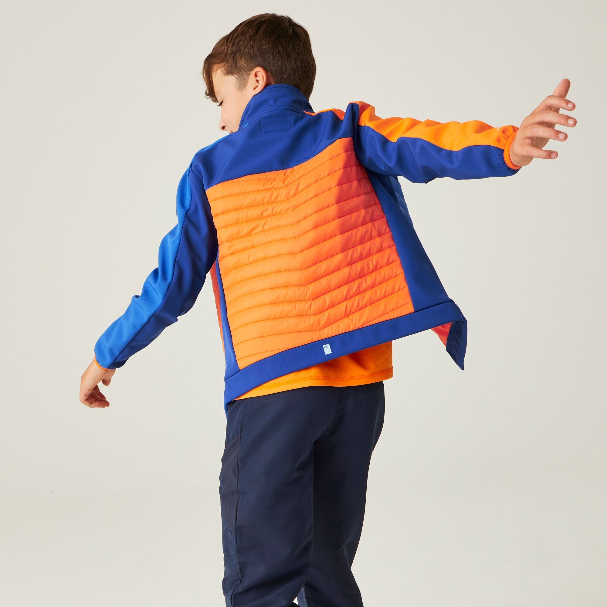 Regatta Kurtka dziecięca pikowana Brynden Granatowy