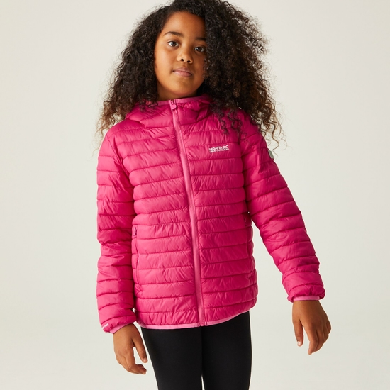 Kids' Hooded Hillpack II Jacket Pink Potion