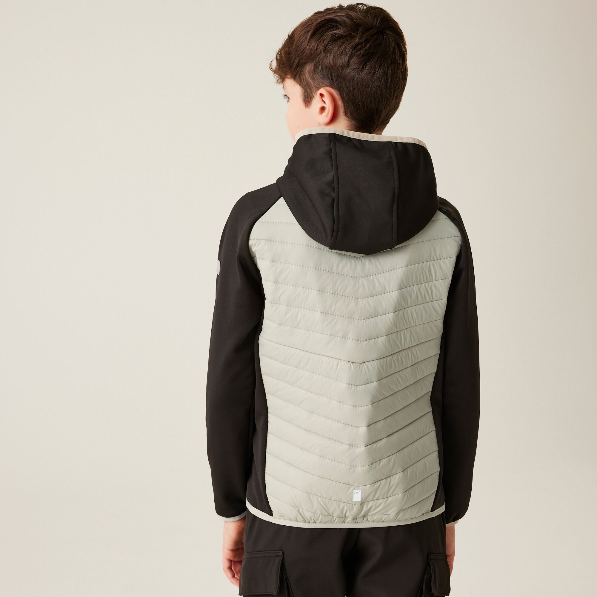 Dziecięca kurtka hybrydowa Kielder VIII Czarny