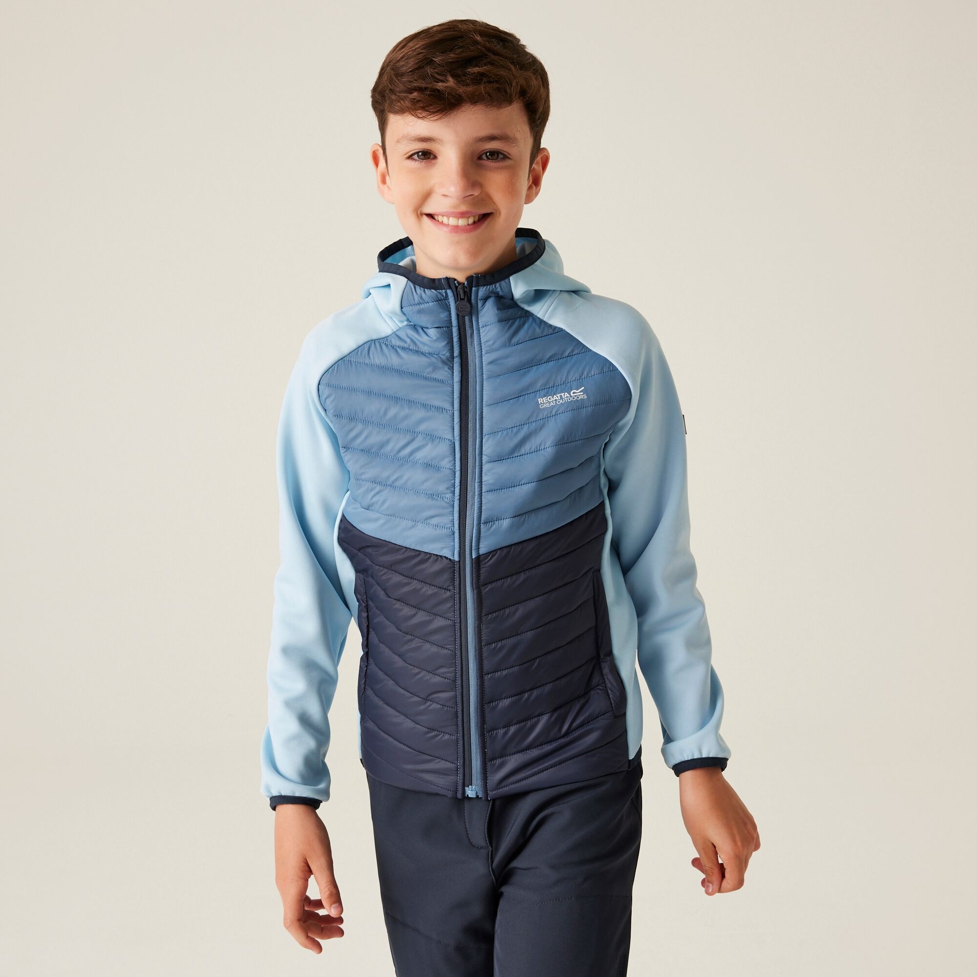 Regatta Dziecięca kurtka hybrydowa Kielder VIII Niebieski