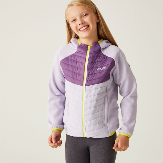Kids' Kielder Hybrid VIII Jacket Lilac Frost Sunset Purple