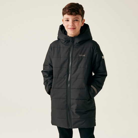 Veste matelassée Lakiver pour enfant Noir