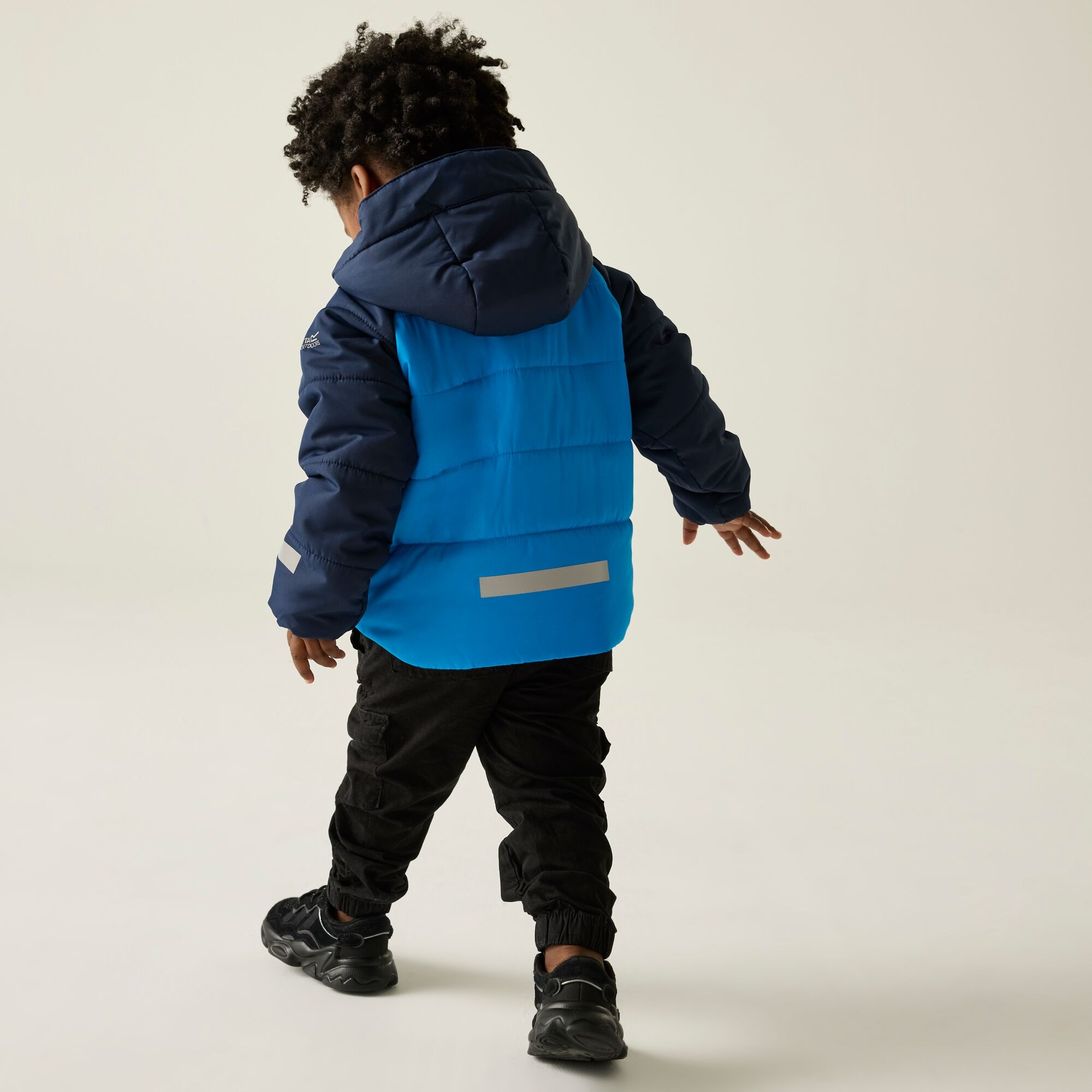 Regatta Kurtka dziecięca ocieplana pikowana Animal Niebieski