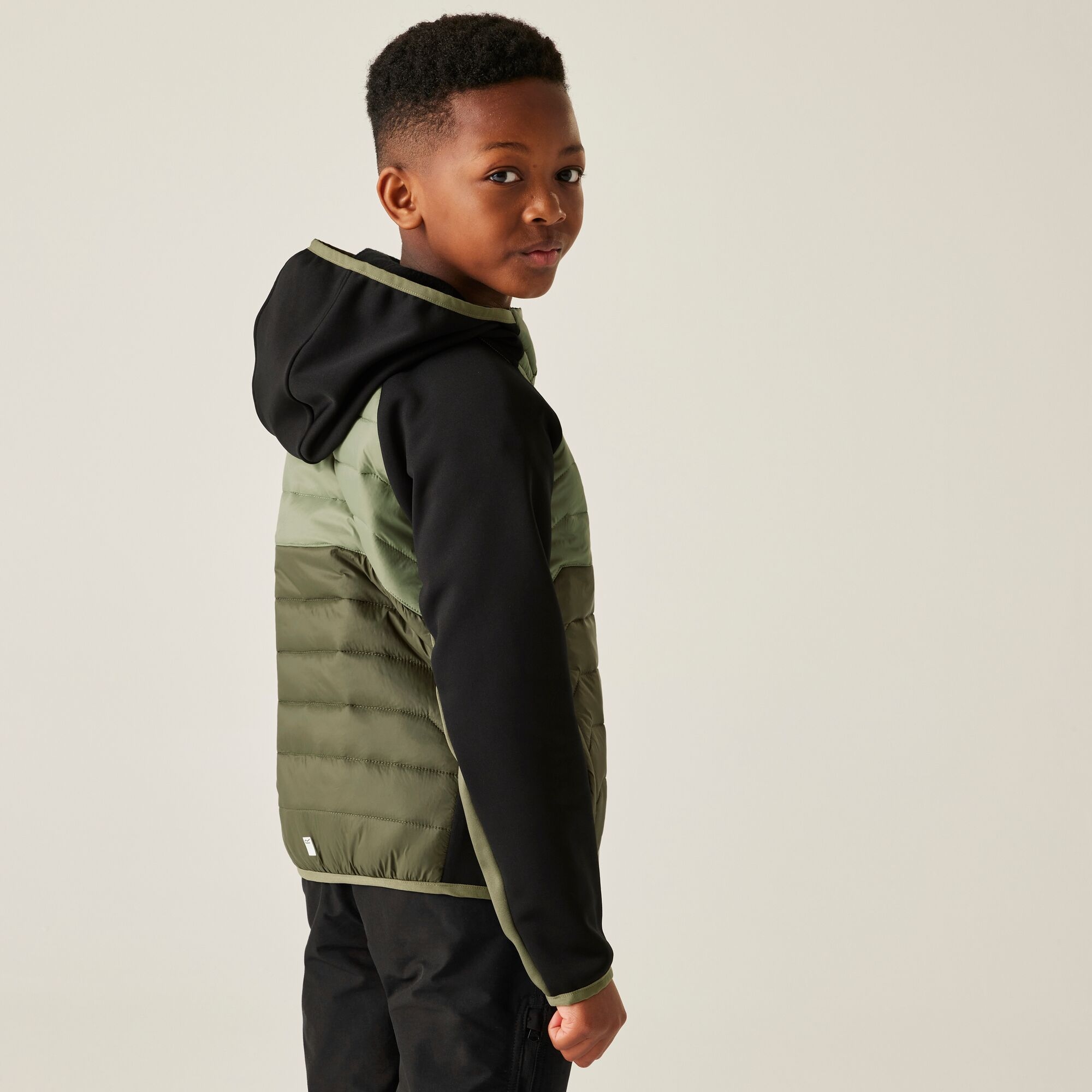 Regatta Kurtka dziecięca hybrydowa Kielder IX Zielony