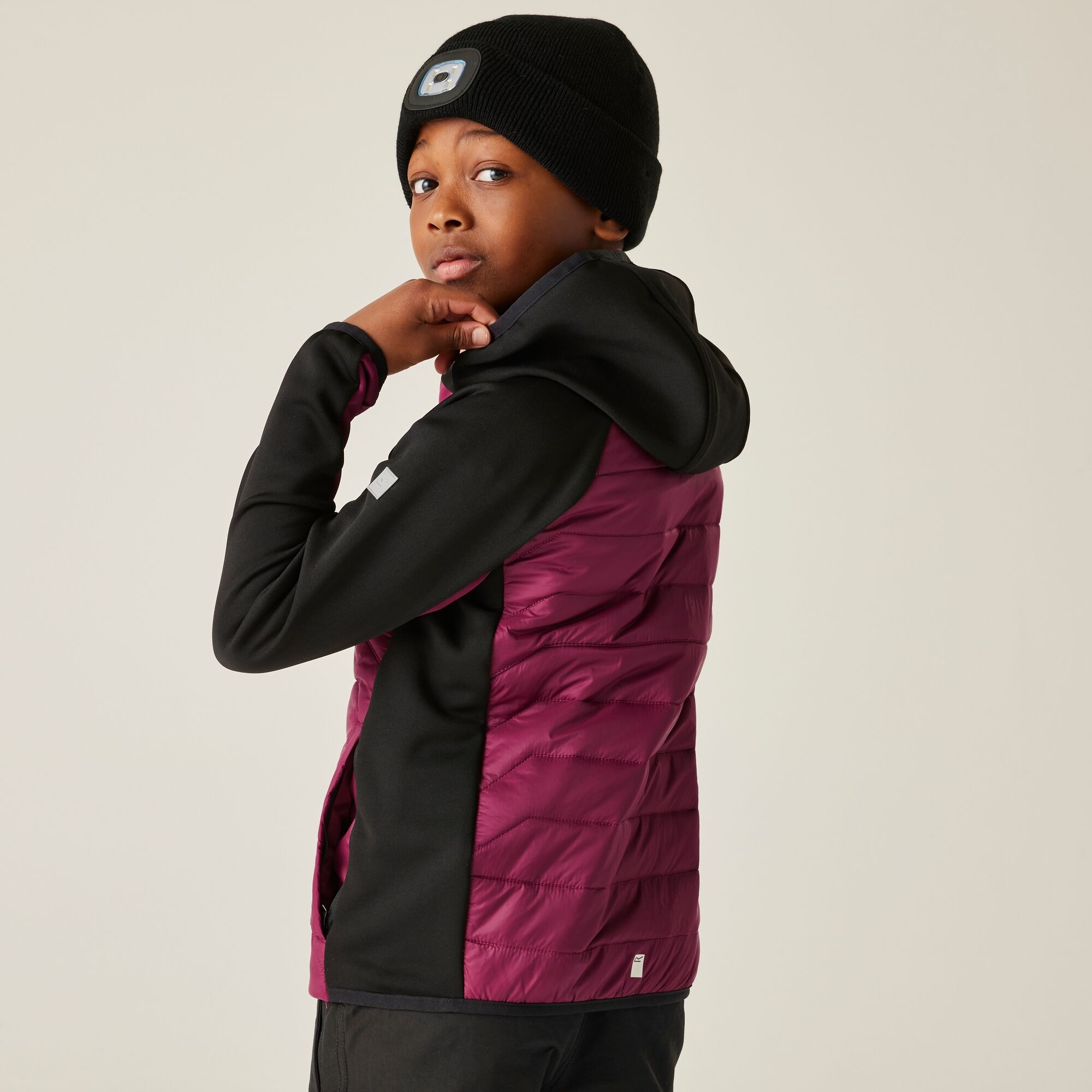 Regatta Kurtka dziecięca hybrydowa Kielder IX Burgundowy