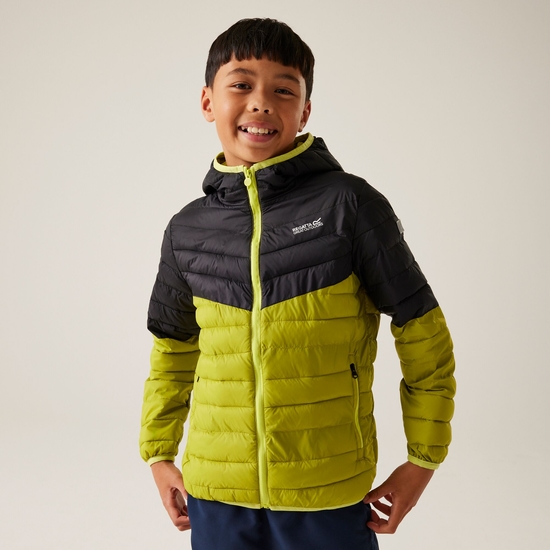 Hillpack III Kapuzenjacke für Kinder Grün