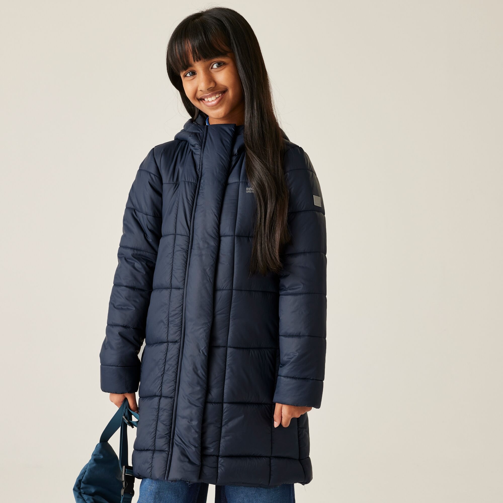 Regatta Płaszcz dziecięcy zimowy Junior Embrie Niebieski