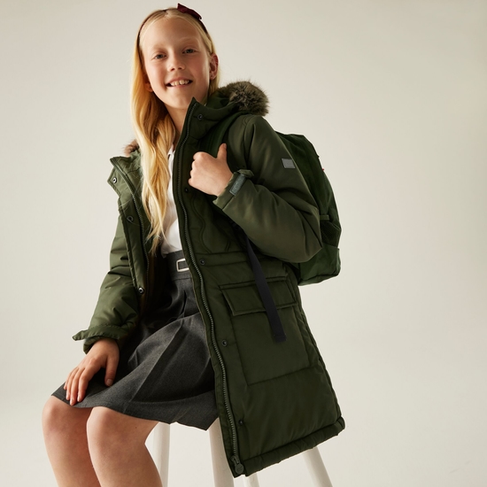 Kids' Fabrizia ll Quilted Jacket Green