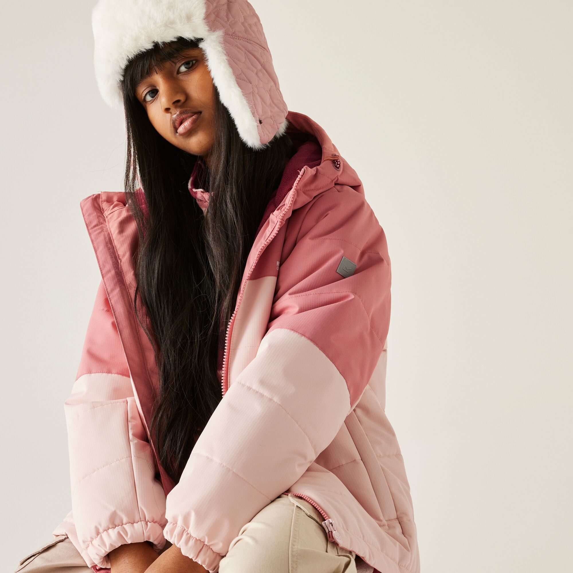 Regatta Kurtka dziecięca zimowa ocieplana Lofthouse Różowy