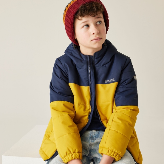 Kids' Lofthouse Insulated Jacket Navy Gold Flake