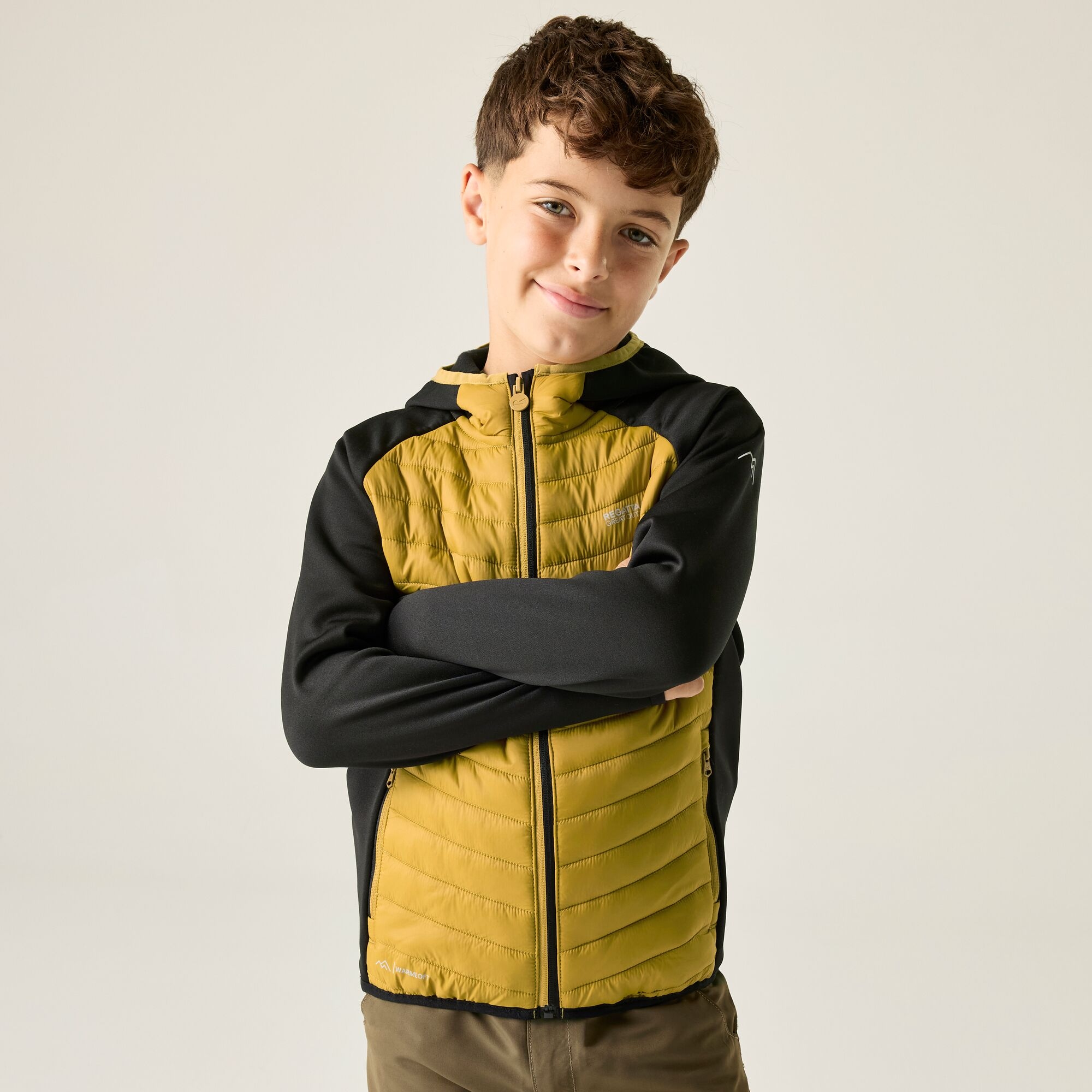 Regatta   Kurtka dziecięca hybrydowa Junior Andreson Czarny