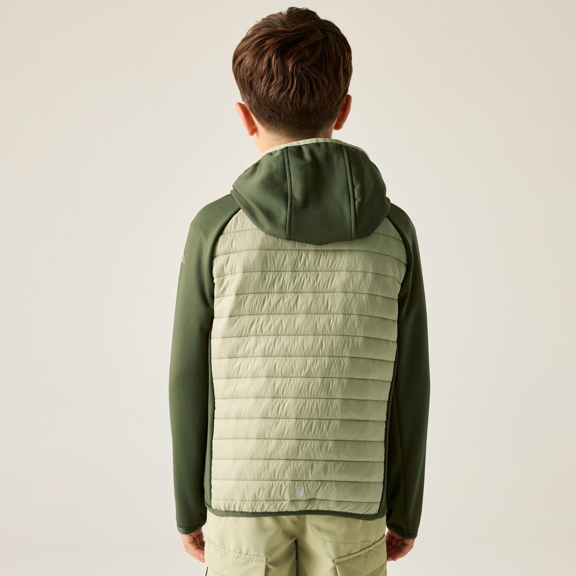 Regatta Kurtka dziecięca hybrydowa Junior Andreson Zielony