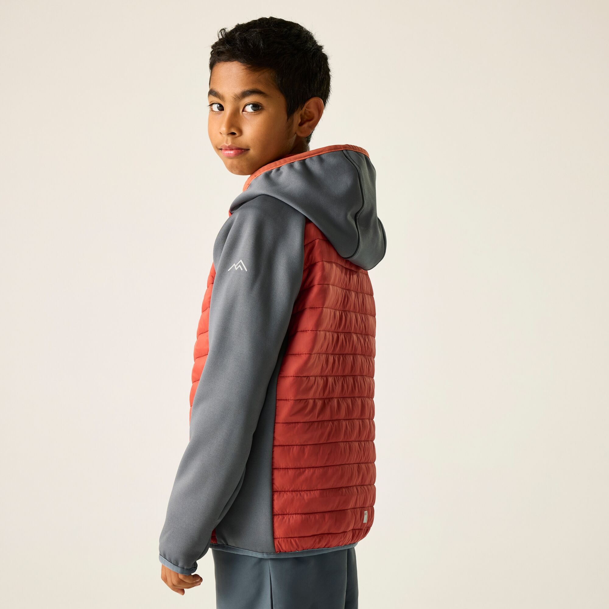 Regatta   Kurtka dziecięca hybrydowa Junior Andreson Czerwony