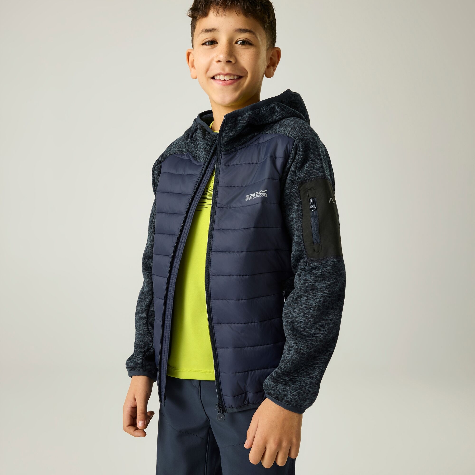 Regatta Bleu Hybridjacke Kind Newhill - Bild 2