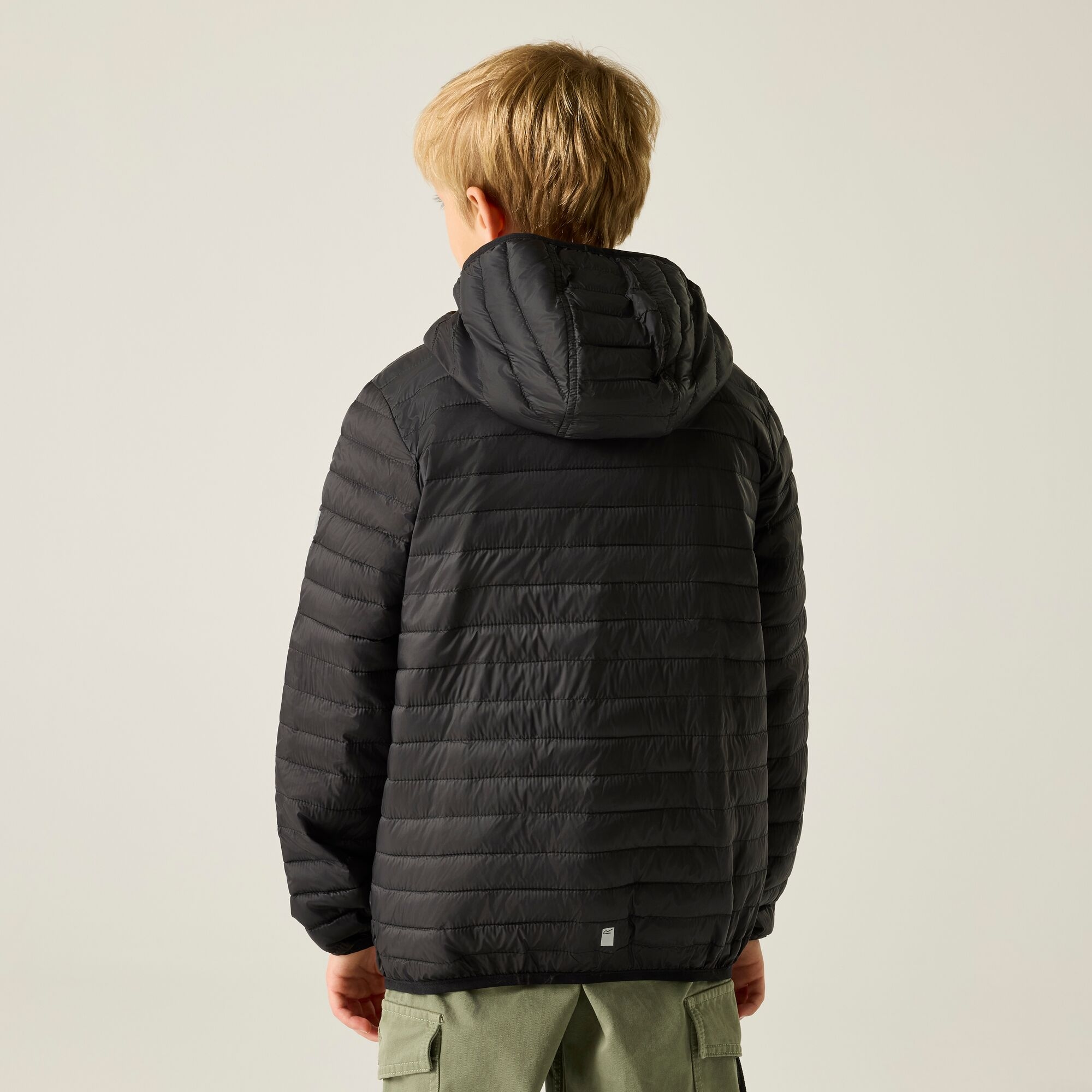 Regatta Kurtka dziecięca ocieplana Junior Hooded Hillpack Czarny