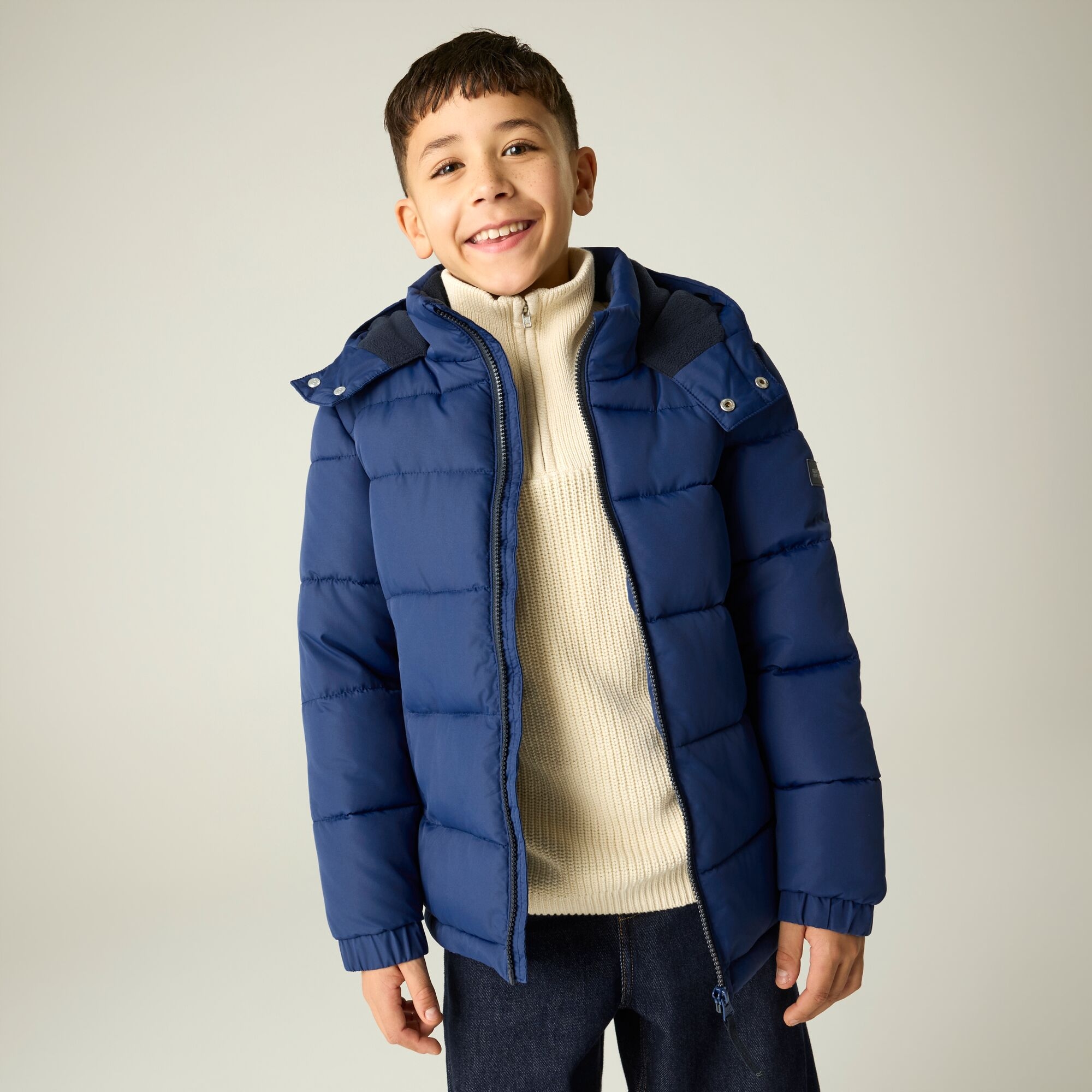 Regatta Kids’ Rover Padded School Jacket - Blue Size 13 Years