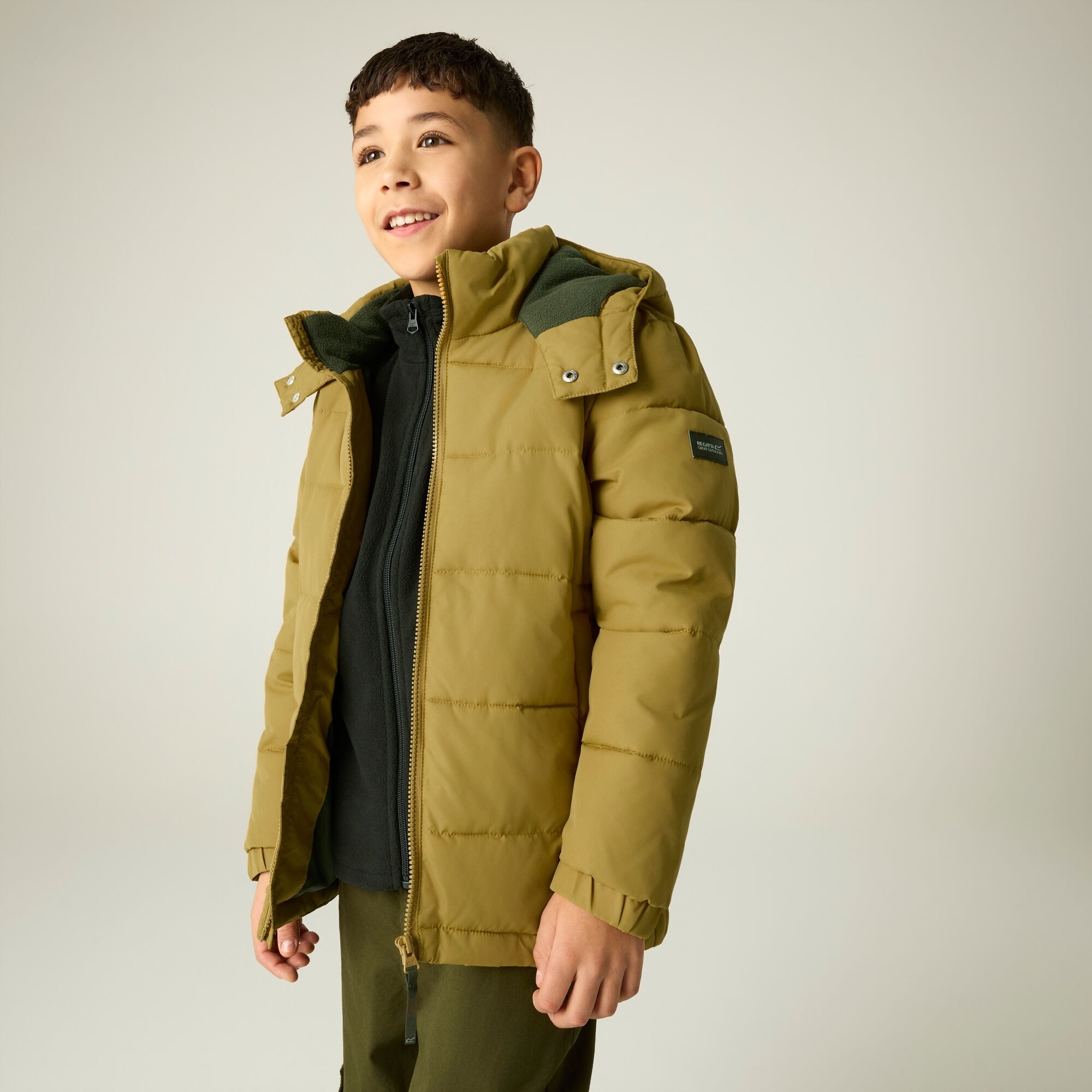 Regatta Kids’ Rover Padded School Jacket - Brown Size 14 Years