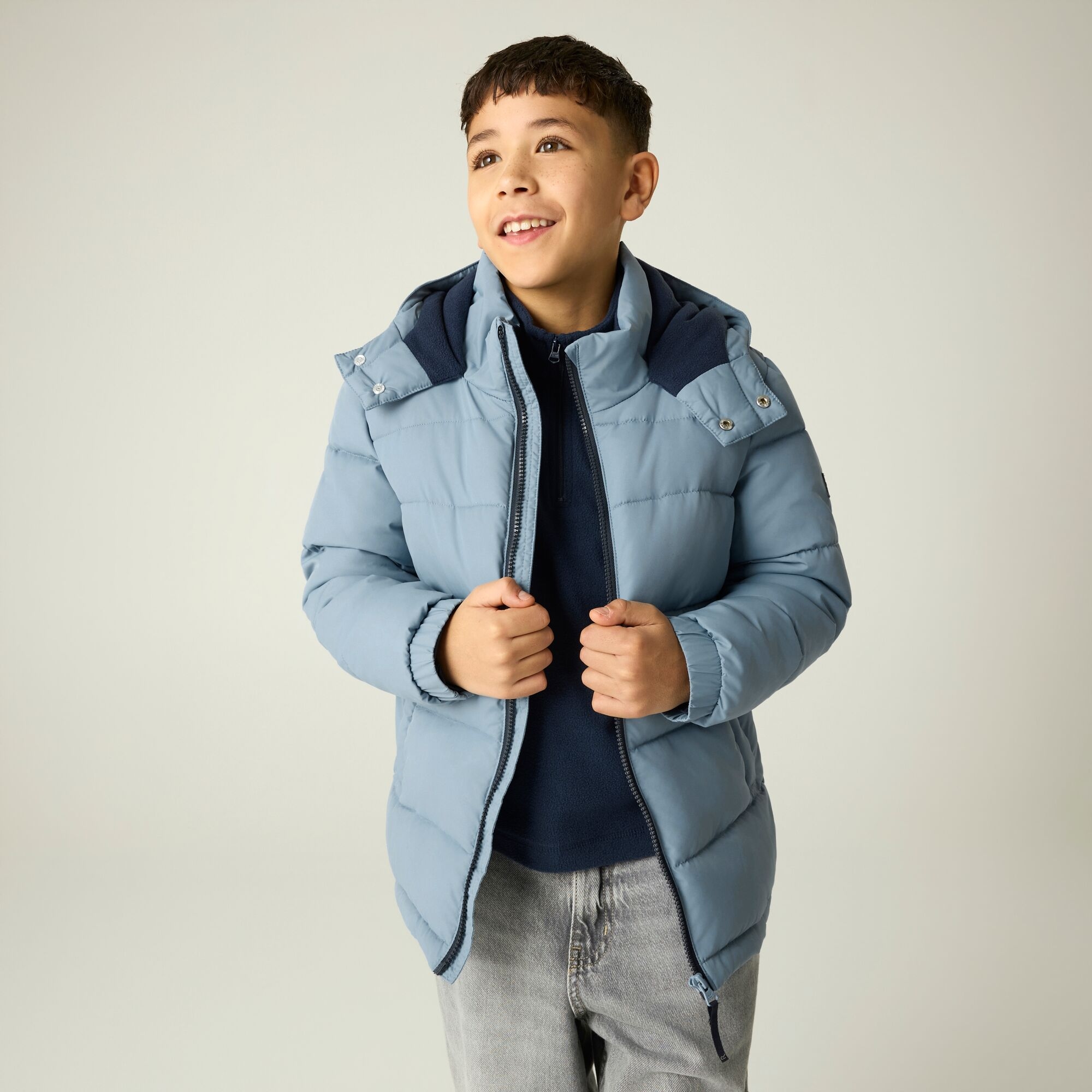 Regatta Kids’ Rover Padded School Jacket - Blue Size 14 Years