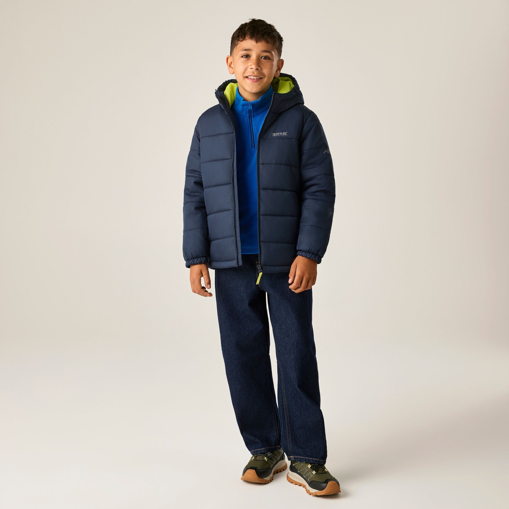 Regatta Unisex Bleu Child Puffer Jacket Lofthouse - Image 2