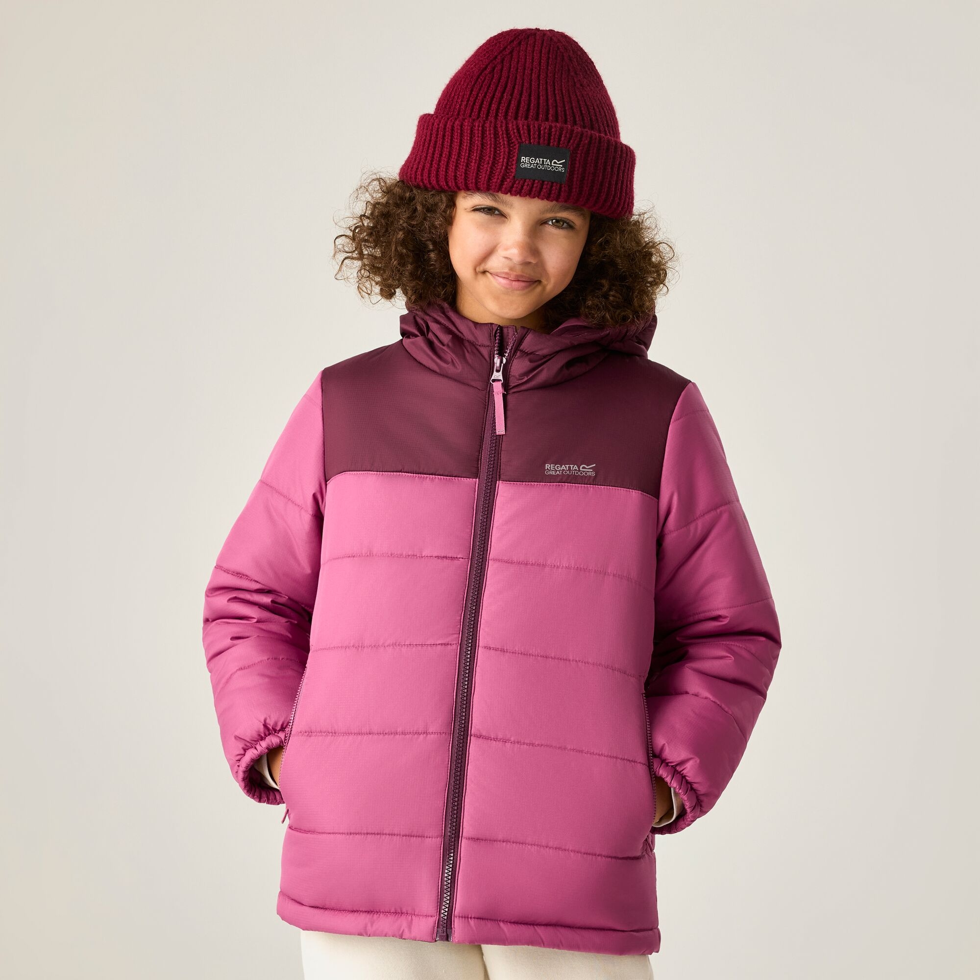 Regatta Kids’ Lofthouse Padded School Jacket - Pink Size 3-4 Years