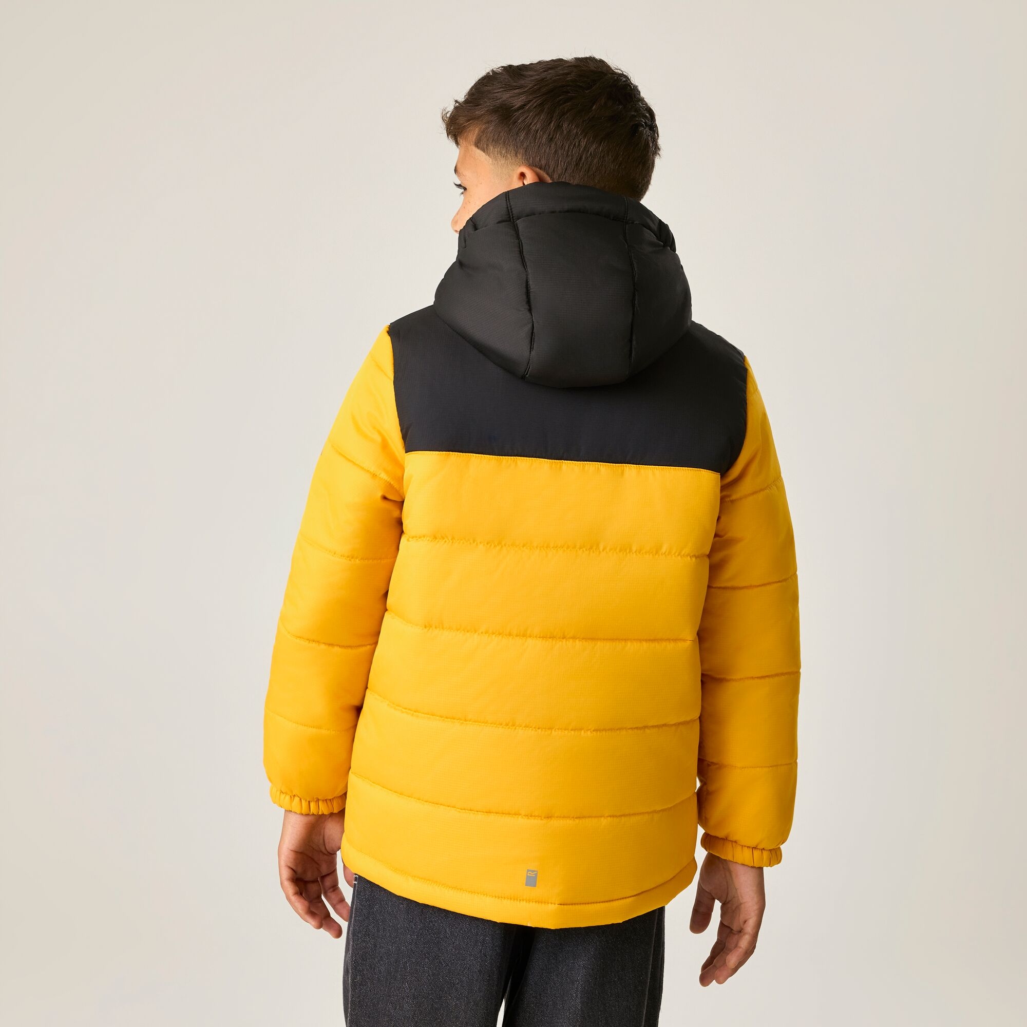 Regatta Kids Kids Lofthouse Insulated Jacket - Black/Mustard - 13 Years - Image 2