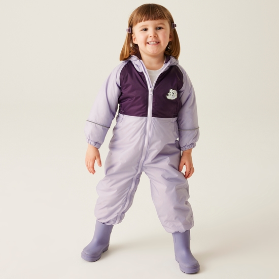 Combinaison d'hiver technique pour bébé imperméable Violet