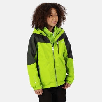 Regatta Veste Junior Matelass/ée Isolante L/ég/ère D/éperlante et Compressible avec Capuche Stormforce Baffled//Quilted Jackets Mixte enfant