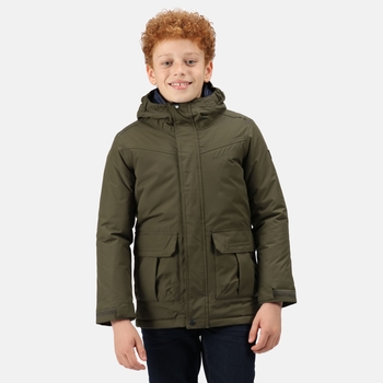 Kids' Bardron Waterproof Insulated Jacket Dark Khaki
