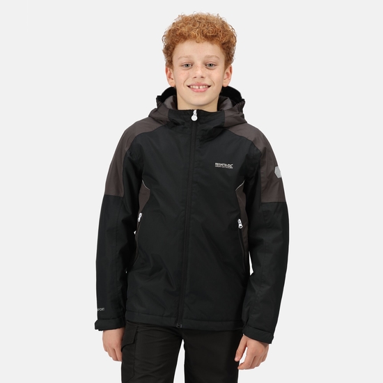 Kids' Hurdle IV Waterproof Insulated Jacket Black Ash