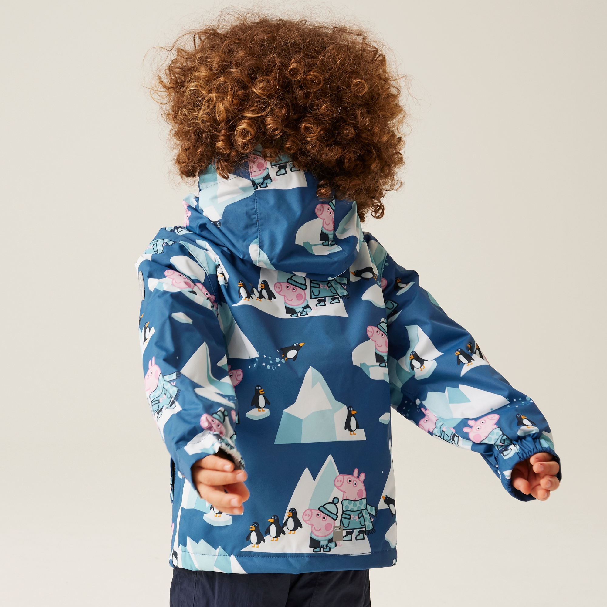 Dziecięca kurtka przejściowa Peppa Muddy Puddle Ciemnoniebieski