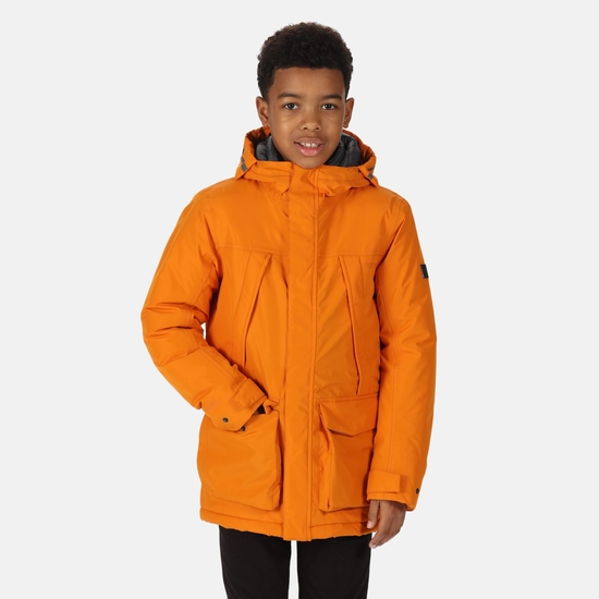 Kids' Paddrick Waterproof Parka Jacket Autumn Maple