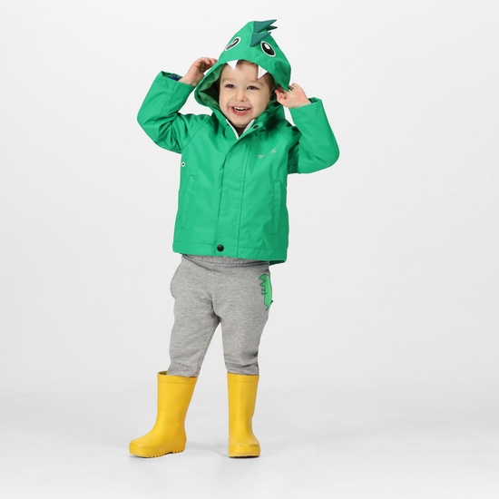 Kids' Dino Waterproof Winter Jacket Jelly Bean Dino
