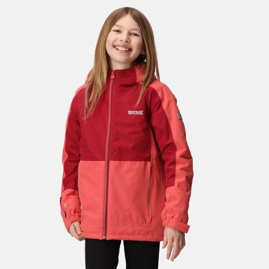 Kids' Beamz III Waterproof Jacket Mineral Red Rumba Red