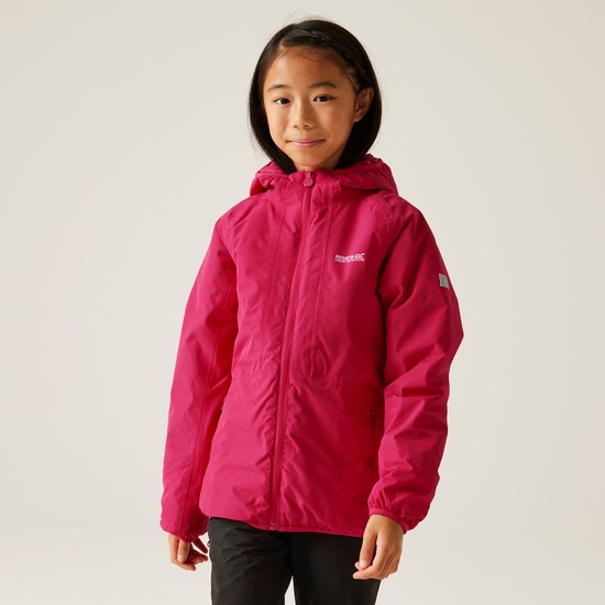 Volcanics VII reflektierende Jacke für Kinder Pink