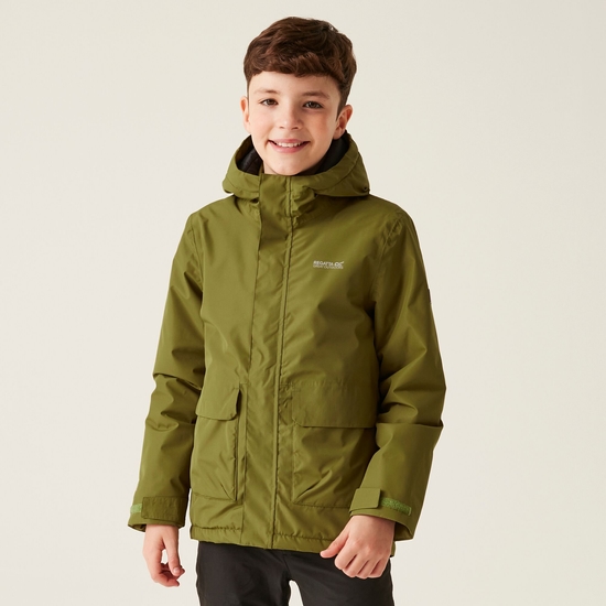 Kids' Ezdale Waterproof Jacket Nephrite Green