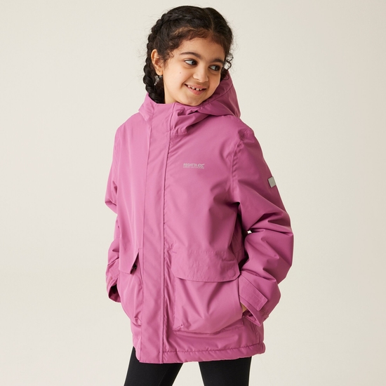 Kids' Ezdale Waterproof Jacket Violet