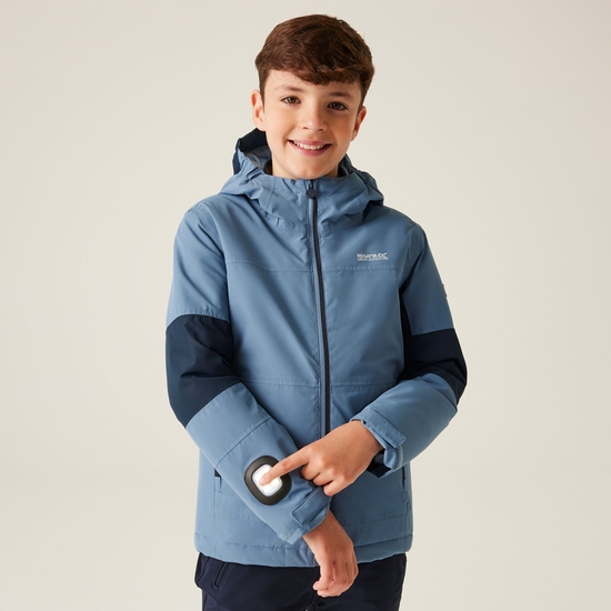 Kids' Beamz IV Waterproof Jacket Coronet Blue Navy