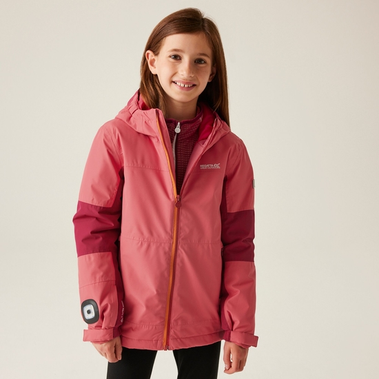 Kids' Beamz IV Waterproof Jacket Mineral Red Rumba Red