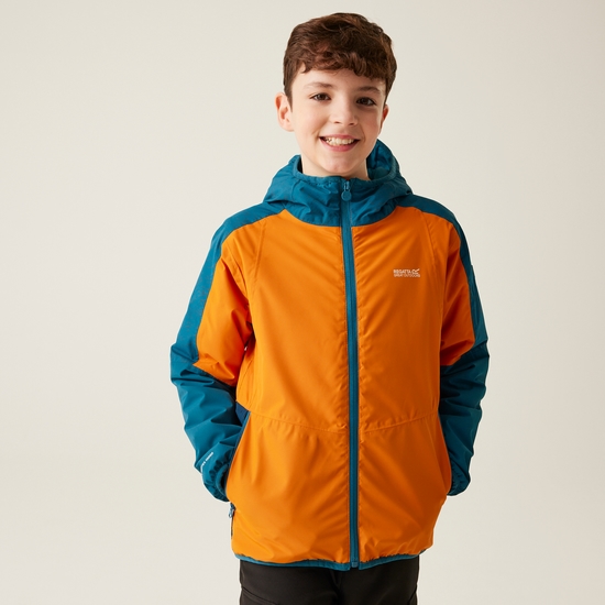 Kids' Volcanics VIII Reflective Jacket Fox Moroccan Blue